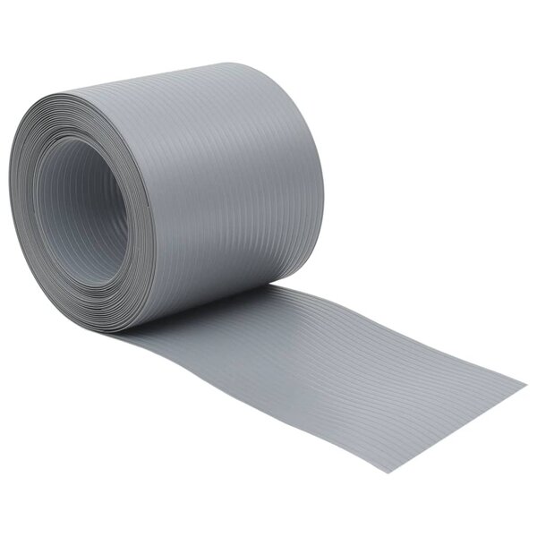 vidaXL Brises-vues de jardin 10 Pièces gris 252 5x19 cm PVC