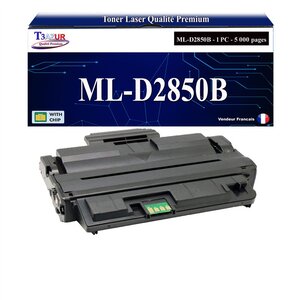 T3AZUR - Toner compatible avec Samsung ML-D2850B MLD2850B pour Samsung ML2850D ML2851ND ML2851NDR ML-2850D ML-2851ND ML-2851NDR