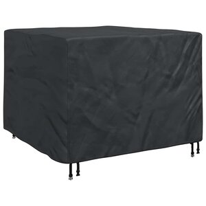 vidaXL Housse pour mobilier d'extérieur Noir 135 x 135 x 90 cm 210D