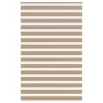 vidaXL Store zèbre marron sable largeur du tissu 140 9 cm polyester