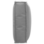 vidaXL Coussin de palette pour le dos  gris  50 x 40 x 12 cm  en tissu Oxford