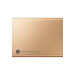 SAMSUNG - Disque SSD Externe - T5 doré - 500 Go (MU-PA500G/EU)