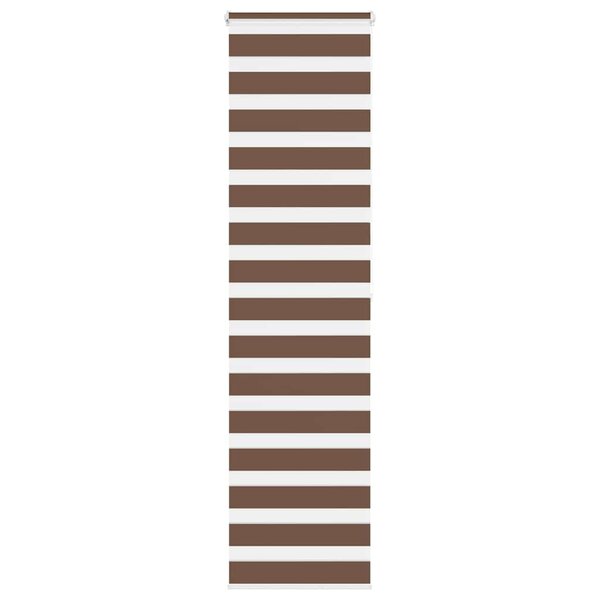vidaXL Store zèbre marron 60x200 cm largeur du tissu 55 9 cm polyester