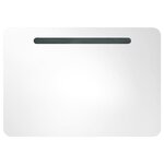 vidaXL Armoire de salle de bain à miroir LED 80x9 5x55 cm