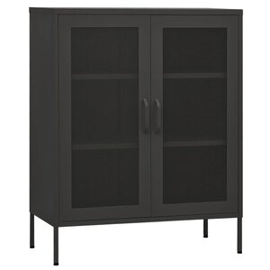 vidaXL Armoire de rangement Anthracite 80x35x101 5 cm Acier