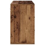 vidaXL Cabinet à chaussures Bois ancien 103x30x51 cm Bois d'ingénierie