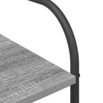 vidaXL Porte-vêtements Gris 120 x 44 x 160 cm Bois d'ingénierie