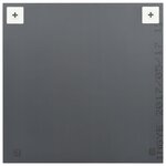 vidaXL Miroir mural carré 40 x 40 cm Verre