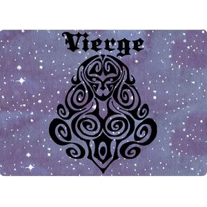 Informatique tapis de souris signe du zodiaque vierge