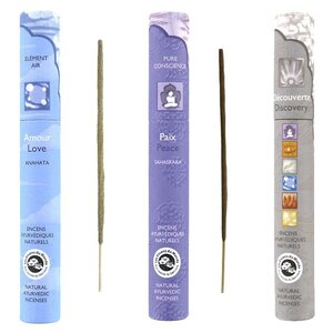 Kit d'Encens ayurvédique - Paix  Amour  Découverte