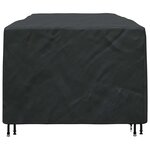 vidaXL Housse pour mobilier d'extérieur Noir 300 x 140 x 90 cm 210D