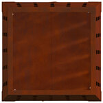 vidaXL Foyer de cheminée Marron 50 x 50 x 70 cm Acier patiné