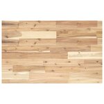 vidaXL Dessus de table rectangulaire 80x50x4 cm bois massif d'acacia