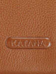 Cartable serviette Katana architecte en cuir - 38 cm - 2 soufflets - 69327 - Marron