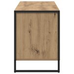 vidaXL Meuble TV Chêne artisan 140 x 36 x 49.5 cm Bois d'ingénierie