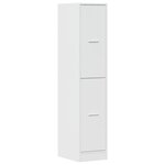 vidaXL Armoire d'apothicaire blanc brillant bois d’ingénierie