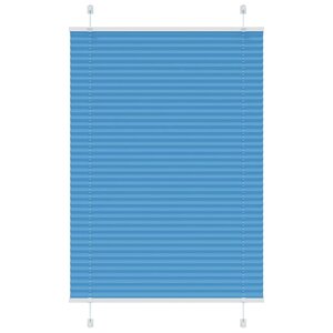 vidaXL Store plissé bleu 85x150 cm largeur du tissu 84 4 cm polyester