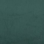 Lit à ressort vidaXL avec matelas vert foncé 100x200 cm en velours