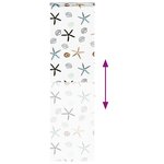 vidaXL Store enrouleur de douche avec cassette largeur du tissu 66 cm