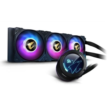 Gigabyte aorus waterforce x 360 processeur refroidisseur de liquide tout-en-un 12 cm noir