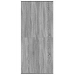 vidaXL Buffet haut sonoma gris 80x35x180 cm bois d'ingénierie