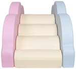 Ensemble nuage  blocs en mousse pour le jeu  crèches  écoles maternelles  jouets  rose 