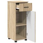 vidaXL Cabinet de salle de bain Chêne sonoma 30 x 35 x 80 cm