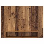 vidaXL Meuble TV mural Bois ancien 120 x 23.5 x 90 cm