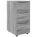 vidaXL Armoire de rangement Gris Sonoma 40 x 48 x 81 cm