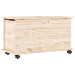 vidaXL Coffre de rangement à roulettes ALTA 73x39 5x43 cm bois de pin