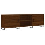 vidaXL Meuble TV chêne marron 150x30x50 cm bois d'ingénierie