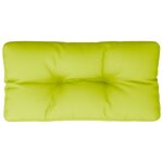 vidaXL Coussin de palette vert vif 80x40x12 cm tissu