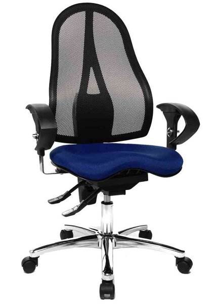 Chaises de bureau 'Sitness 15'  housse: bleu royal TOPSTAR