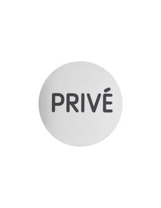 THIRARD - Disque de signalisation Privé  aluminium adhésif  Ø80mm - THIRARD