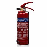 Smartwares Extincteur à poudre BB1 1 kg classe ABC Acier 10.018.56