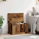 vidaXL Boîtes de rangement vieux bois 70x40x38 cm bois d'ingénierie