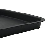 vidaXL Plateau carré à fleurs 24 pc Noir 15 x 15 x 2 cm Plastique