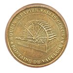 Mini médaille monnaie de paris 2008 - moulin à papier vallis clausa