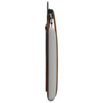 vidaXL Tête de lit suspendue Avec lumière LED Gris nuage PU antique