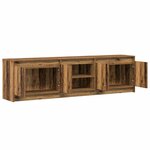 vidaXL Unites TV 2 Pièces Marron 180 x 34 x 50 cm Bois d'ingénierie