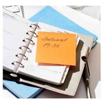 Bloc De 100f Repositionnable Neon 76x76mm Orange POST-IT