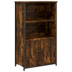 vidaXL Buffet haut chêne fumé 62x32x103 5 cm bois d'ingénierie