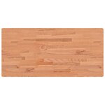 vidaXL Étagère de vasque murale acier et bois massif de hêtre