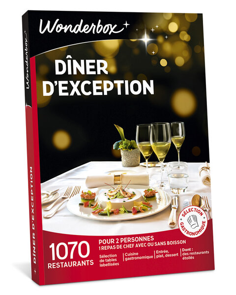 Coffret cadeau - WONDERBOX - Dîner d'exception