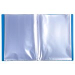 Protège-documents A4 Polypro 60 pochettes 120 vues Bleu x 8 EXACOMPTA