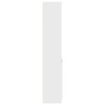 vidaXL Buffet haut blanc 37 5x35x180 cm bois d'ingénierie