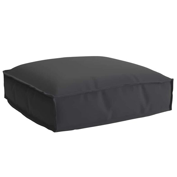 vidaXL Coussin pour assise de palette Noir 50 x 50 x 12 cm