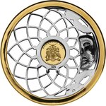 Pièce de monnaie en Argent - Or 10 Dollars g 7 (Ag) - 1 (Au) Millésime 2025 Symbols of Life DREAMCATCHER