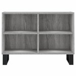 vidaXL Meuble TV sonoma gris 69 5 x 30 x 50 cm bois d'ingénierie