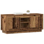vidaXL Meuble TV Bois Ancien 102 x 35 x 45 cm Bois d'ingénierie